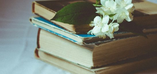 Knjige in jasminov cvet